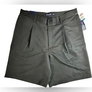 Vintage Chaps Ralph Lauren Mens 90s Golf‎ Shorts Pleated Black Chino Sz 36 NWT